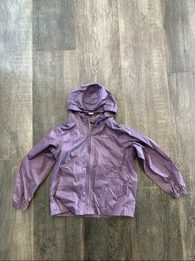 Quechua Kids Purple Hooded windbreaker